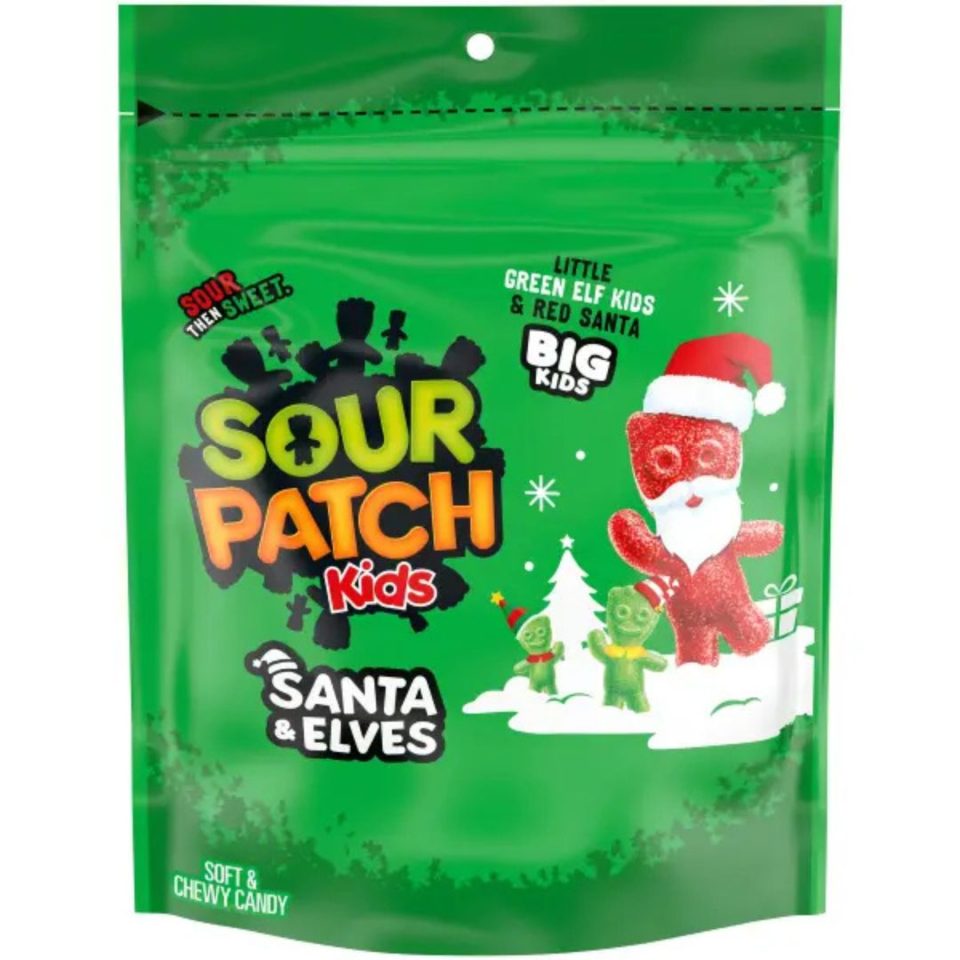 Sour Patch Kids Santa & Elves Bag